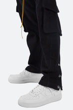 Load image into Gallery viewer, Corduroy Snap II Cargo Pants - Black