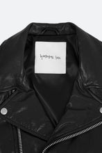 Load image into Gallery viewer, Handsome Luke Leather Moto Jacket - Black