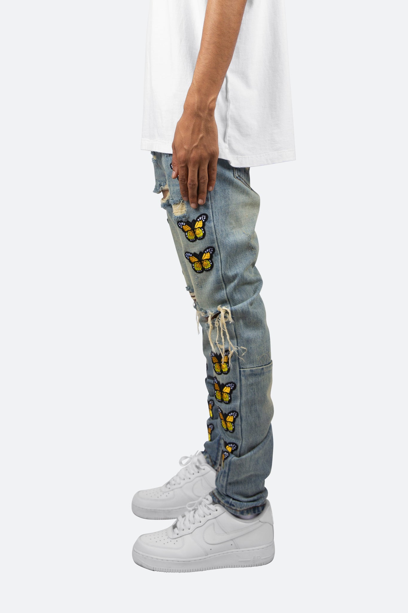 M188 Butterfly Denim - Blue – mnmlkods.la