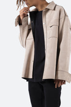 Load image into Gallery viewer, Suede Work Shirt - Tan
