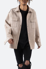 Load image into Gallery viewer, Suede Work Shirt - Tan
